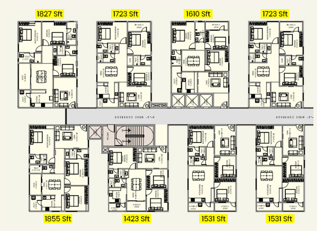 Block II Floor Plan | MVV Green Field