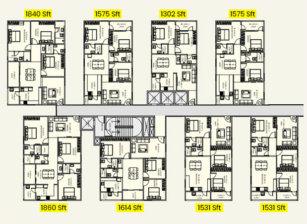 Block III Floor Plan | MVV Green Field